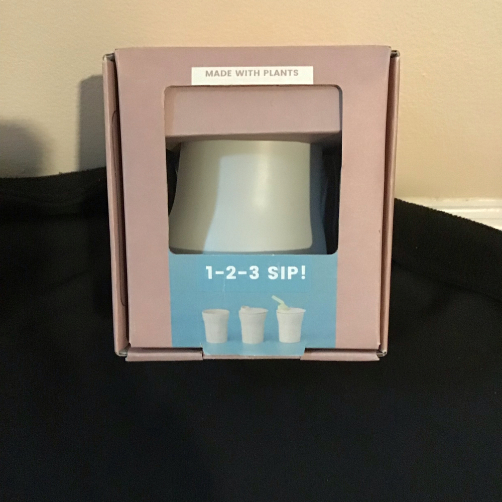 Made With Plants 1‎ 2 3 Sip Cup Mug Reusable Eco Friendly